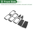 thumbnail image 5 of Unique Bargains Window Lift Switch Panel Trim Cover for Porsche Cayenne 2003-2010 Front Rear Car Door Window Control Button Sticker Deep Gray, 5 of 6