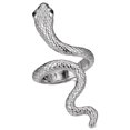 thumbnail image 3 of Anillos De Modelado De Serpiente, Anillo De Dedo Con Apertura Ajustable, Anillo De Serpiente Abierto De Estilo Vintage Bohemio Unisex Para Hombres Y Mujeres, 2 Uds. seitruly AP005530-00, 3 of 6