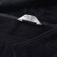 thumbnail image 6 of Superior Derry Solid Egyptian Cotton 4-Piece Bath Towel Set, Black, 6 of 13