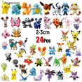 thumbnail image 1 of douaoxun 24pcs Diferentes Estilos 2.5-3cm Anime Pokemon Figura De Acción Juguete co, 1 of 3