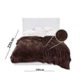 thumbnail image 3 of Cobertor Siberia Borrega Matrimonial 1.80M X 2.20M Chocolate Castelog, 3 of 3