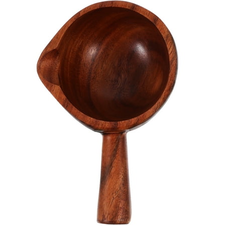 

Water Ladle Scoop Spoon Bath Cup Dipper Wood Hair Rinser Sauna Rinse Wash Washing Kitchen Shampoo Wooden Handle Pouring