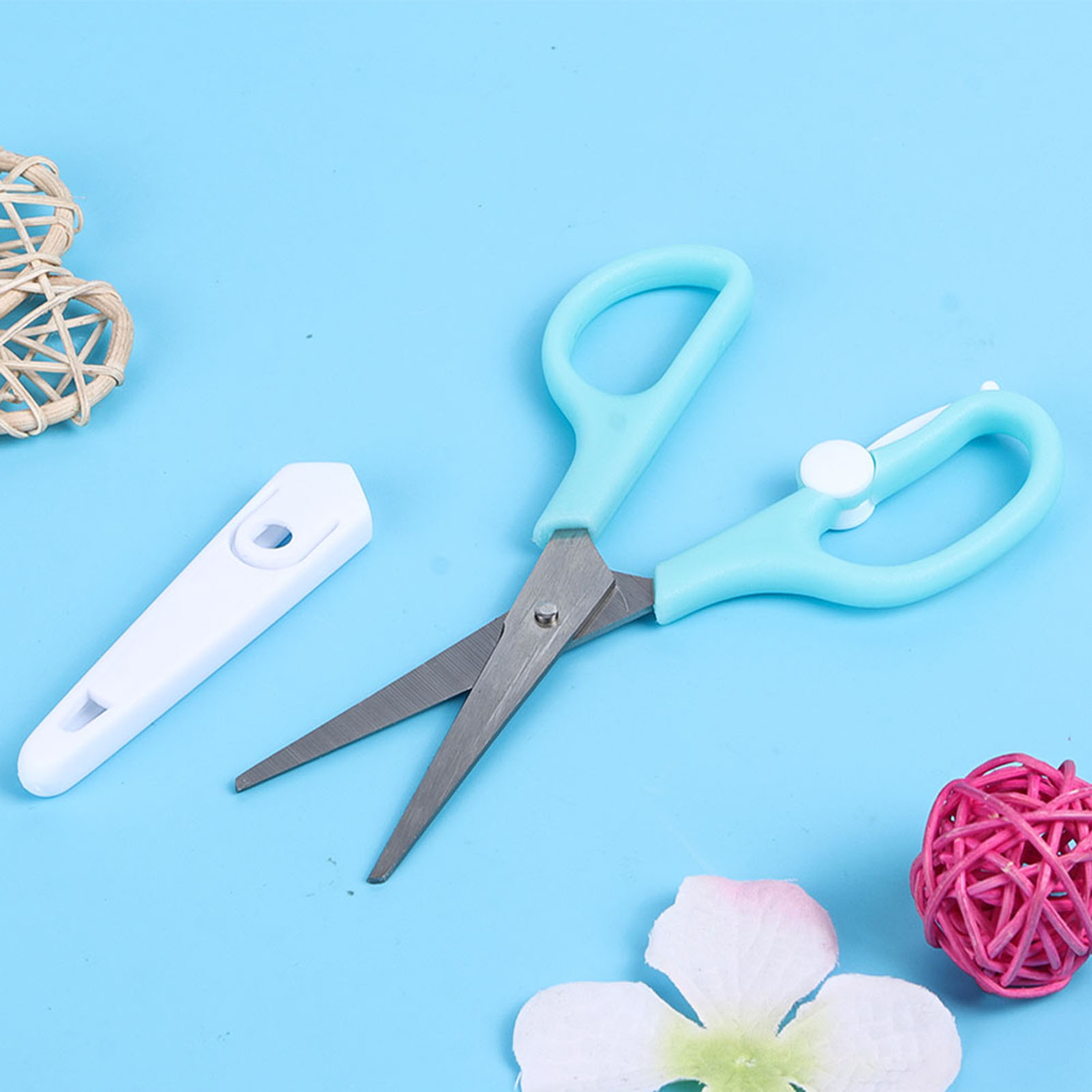 Multi-function Scissors, Portable High Hardness Delicate Stainless Steel  Food Scissors, Durable Trip Indoor Kindergarten For Home Nursery