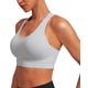 thumbnail image 5 of MIRITY - Brasier Deportivo con Espalda Cruzada para Mujer, Brasier Deportivo de Alto Impacto para Entrenamiento y Gimnasio, Black Lightgrey White, M, 5 of 6