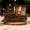 #C, variant on Grishay Merry Train, Train Snow Globe Christmas Snow Globe Lantern, Lighted Christmas Snow Globe, Mini Snowing Train LED Lantern Decor with Santa, Christmas Tree Train Home Decoration Gift