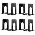 thumbnail image 1 of Sujedores de libros de metal COLOGO negros para estantes de 6.5 x 5 x 5.7 pulgadas, 4 pares, 1 of 6