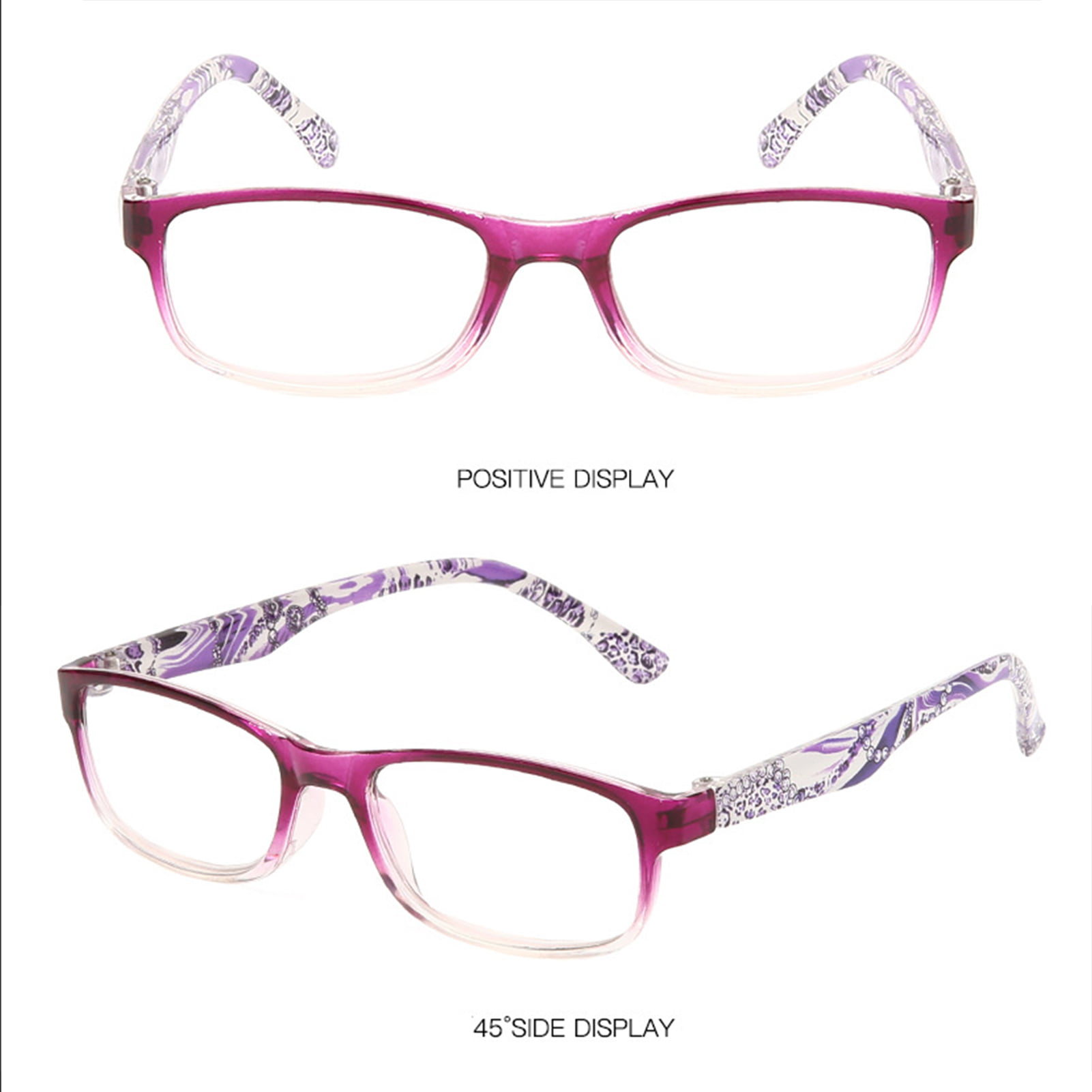 Kate Spade JODIE/s 00 HG15 Rectangle Readers | Shatterproof Reading Glass  With Printed Temple Rectangular Lens Magnifying Glass 
