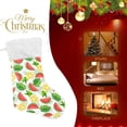 thumbnail image 4 of Coolnut Christmas Stockings Summer Fruit and Leaves Watermelon , 1 Pack 17.7" Xmas Fireplace Santa Socks Christmas Tree Hanging Stockings Decoration for Christmas Holiday Xmas Gift, 4 of 6
