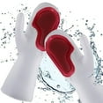 thumbnail image 2 of Silicone Gloves, Reusable Waterproof Cleaning Gloves With Cleaning Brush, 2 of 5