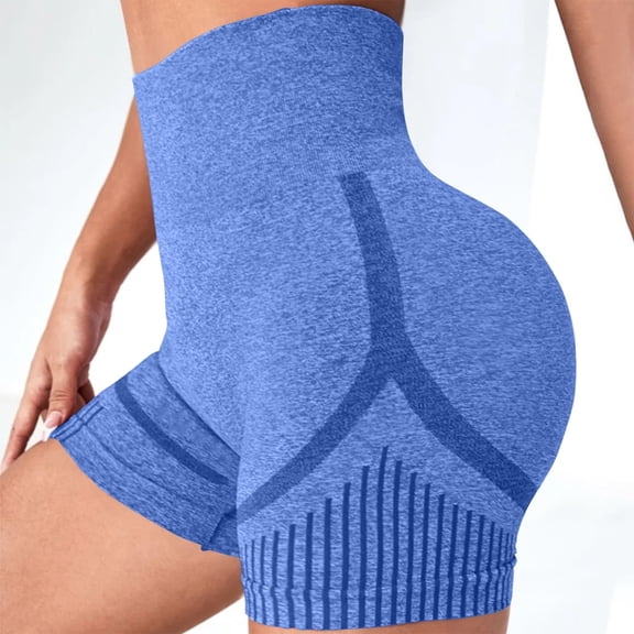 Leggings for Women JIANLAI Quick Dry Breathable Leggings Fabric for Yoga Running Gym Workout Summer Fitness Gift for Women (M-L) Blue