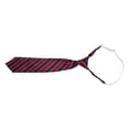 thumbnail image 2 of FELTECHELECTR Corbata de uniforme escolar para niños y niñas, preatada, ajustable, con correa para el cuello de 32 cm, accesorio para disfraz de estudiante, corbata de rayas., 2 of 6