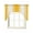 Orange, variant on Yellow White Ombre Kitchen Swag Valances for Windows, Modern Gradient Minimalist Aesthetic Swag Valances Curtains for Living Room, Rod Pocket Window Treatments for Bathroom, Bedroom, Cafe, 56"x36"