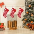thumbnail image 4 of Fwttom Knit Christmas Stockings, 15.4 Inches Woolen Personalized Christmas Stockings, Holiday Large Christmas Stockings Bulk for Gifts, Candy Bag, Xmas Tree & Party Decor, 4 of 6