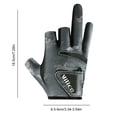 thumbnail image 4 of Guantes Pesca para Hombres Con 3 Dedos Cortados Deportivos Ciclismo Caña (), 4 of 4