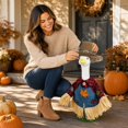 thumbnail image 5 of Festival Porch Goose Outfits, Fall Thanksgiving Lawn Goose Statue Costumes, For 23" Statue Autumn Halloween Outdoor Patio Yard Garden Decoration, 5 of 6