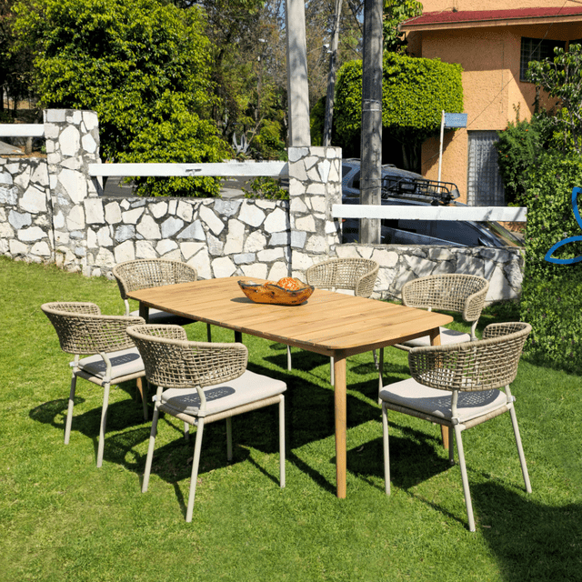 Mesa de Exterior Versailles, Madera de Acacia, Sand & Garden