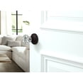 thumbnail image 7 of Dummy Diamond Round Brilliant Crystal Door Knobs Venetian Bronze Round Rosette, 7 of 7