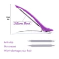 thumbnail image 5 of 12 PCS Hair Styling Clips for Hair Sectioning Duck Billed Hair Clips for Styling No Crease Hair Clip with Silicone Band Professional Salon Hair Clips for Hair Cutting Makeup Hair Clips, 5 of 5