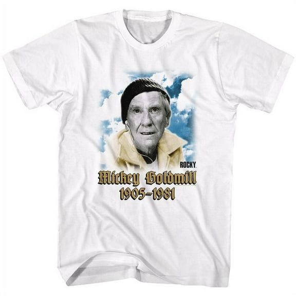 Rocky Mick Memorial White Adult T-Shirt 5Xl