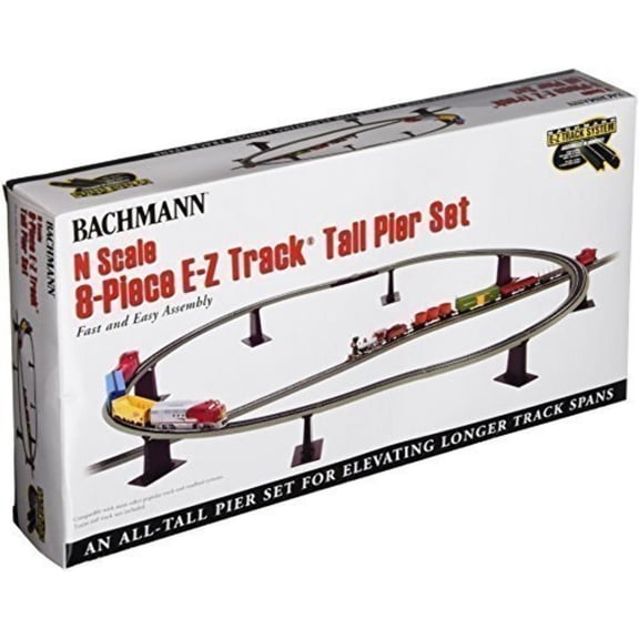 Bachmann Williams BAC44872 N Ez Track Tall Pier Set - 8