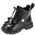 thumbnail image 2 of LvhaoGJOB Ankle Boots for Kids Comfortable Fit ankle boots Stylish Design kids ankle boots Non-Slip Platform Sole girls shoes Winter Everyday Wear Footwear Ankle Boots, 2 of 8