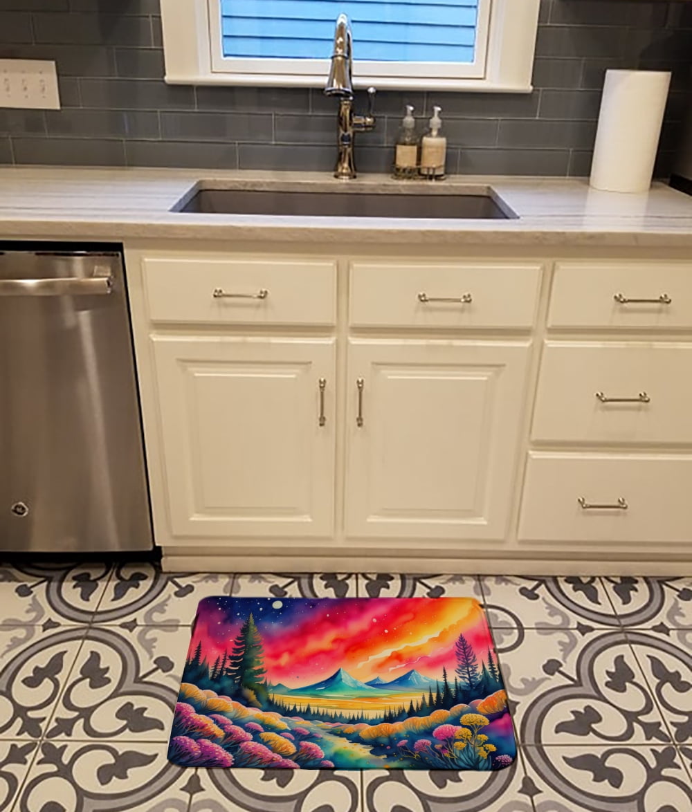 Carolines Treasures DAC1464RUG 19 x 27 in. Unisex Yarrow in Color Memory Foam Kitchen Mat