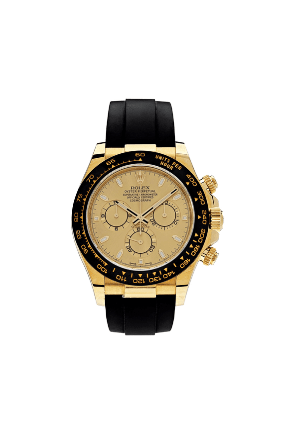 Pre-Owned Rolex Daytona 116518LN Yellow Gold Champagne Dial