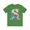 Leaf, variant on Letter S Graphic Unisex Tee With Vintage Artwork Short Sleeve Comfort