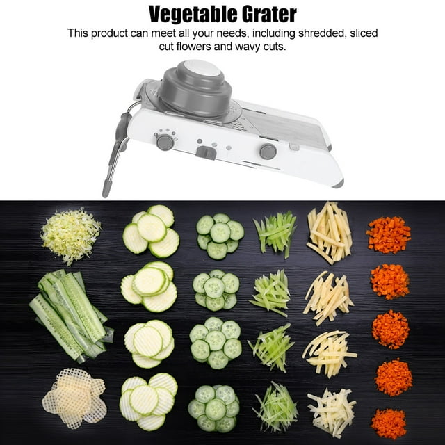 Picador De Alimentos, Cortador De Verduras Manual Para Patatas, Pepino, Lechuga Para Jengibre, Ajo, Cebolla Para Rodajas Ralladas, Flores Cortadas