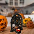 thumbnail image 1 of Candelabro de de Halloween, soporte para velas, estatua de resina, accesorios para fotos, suministros para fiestas, escultura versátil, adorno, 1 of 8