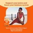 thumbnail image 6 of BeLive Turmeric Gummies - Curcumin with Black Pepper & Ginger Extract - 500 mg of Turmeric and Ginger Supplement for Immune Support, Healthy Skin, and Mobility - Tropical Flavor | 60 Count, 6 of 10