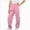 Sweatpants A75-Pink, variant on 11-12 Years Teen Girls Cargo Pants Baggy Y2K Kids High Waist Sweatpants Pockets Loose Fit Straight Wide Leg Casual Trousers
