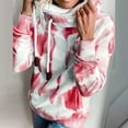 thumbnail image 4 of ALLLIST Hoodies for Women Casual Long Sleeve Loose Pullover Tie Dye Comfortable Pink Womens Sweatshirts, 4 of 6
