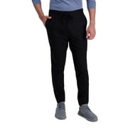 Men's Haggar® The Active Series™ Athletic-Fit Drawstring Stretch Jogger Pants Color: Black Size: X LRGE M/R