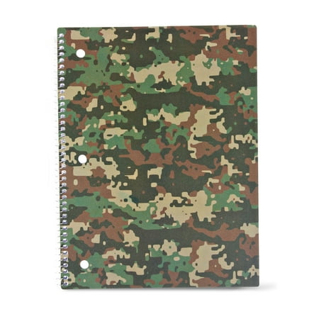 Pen + Gear Fashion Poly Notebook Wide Ruled 10.5 x 8 Inches, 80 Sheets College Ruled