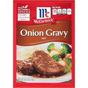 1x McCormick Onion Gravy Mix, 0.87 oz