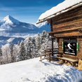 thumbnail image 6 of Metal Tin Signs Vintage Skiing Signs Cabin Decor Iron Painting Retro Plaque Poster for Home Lodge Office 8 x 12 Inch Multi-color, 6 of 7