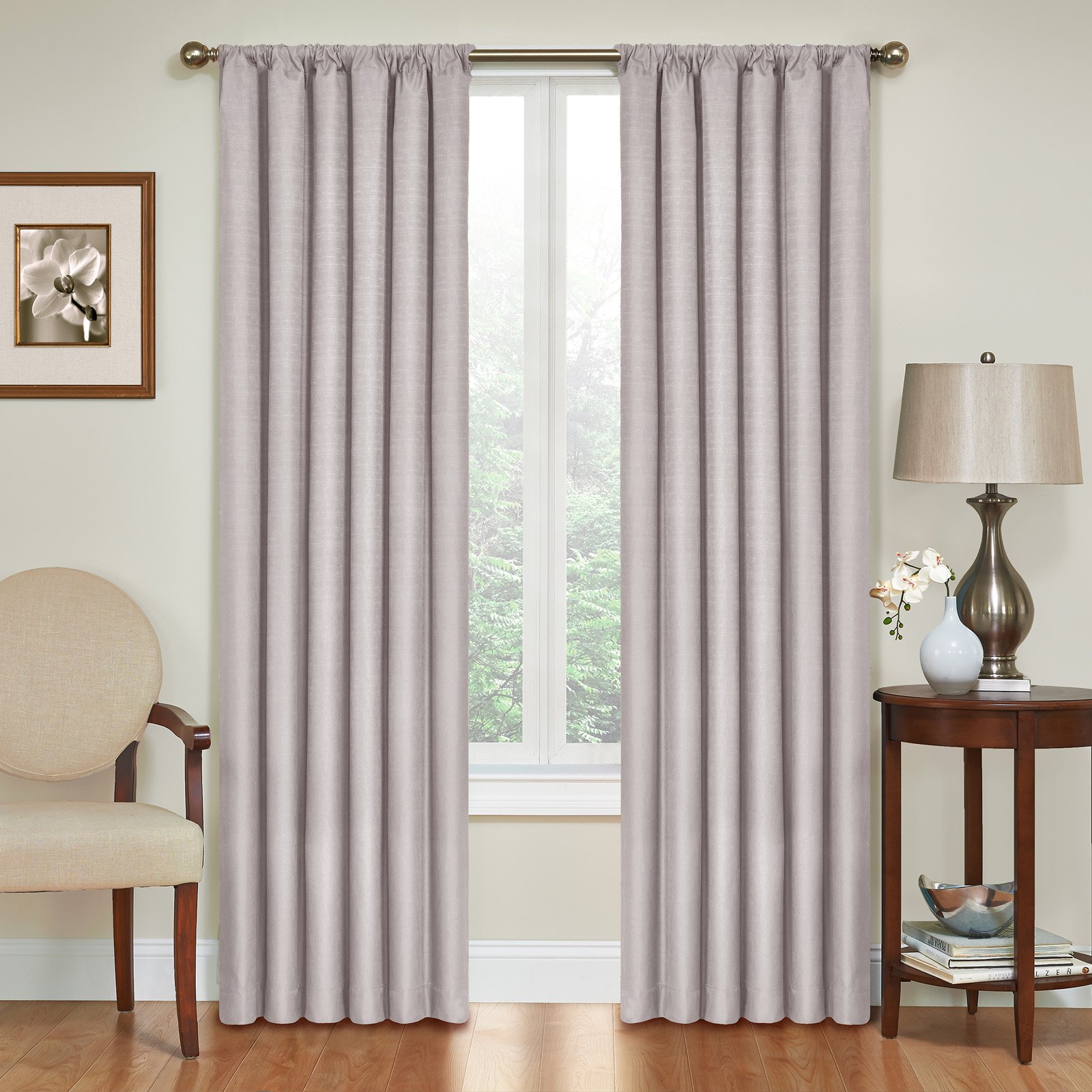 95&#34;x42&#34; Kenna Thermaback Blackout Curtain Panel Gray - Eclipse