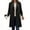 *Black, variant on Womens Jackets Trench Coat Outwear ,Long Single Breasted Coats, Lapel Collar Peacoat Army Green,Womens Plus XXL