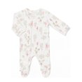 thumbnail image 1 of Coccoli Cotton-Modal Zippered Footie Sleeper - Seahorses on Cream (6 Months, 14-16 lbs), 1 of 2