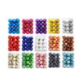 thumbnail image 5 of 24 piezas/lote de bolas decorativas para árbol de Navidad de 3 cm/1,2 pulgadas de colores, bolas colgantes brillantes para decoración de casa, bar, fiesta, 5 of 5