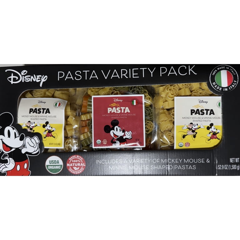 Disney Organic Mickey & Friends Pasta Variety Pack, Traditional