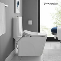 St. Tropez One-Piece Elongated Toilet Vortex Dual-Flush 1.1/1.6 gpf with Smart Seat Bidet