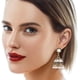 thumbnail image 5 of 6 pares de pendientes indios Jhumkas, pendientes indios vintage, 5 of 7