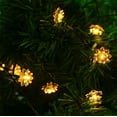 thumbnail image 3 of Solar Waterproof String Lights, 72FT 200 LED Lotus Flower Fairy String Lights for Christmas Outdoor,Gardens,Lawn,Patio,Wedding Decor (Warm White), 3 of 16