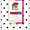 VIP Fabrics Creative Cuts Premium Quilting Fabric, White with Black Dots