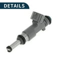 thumbnail image 5 of Fuel Injector for Nissan Frontier 2.5 2008-2019 Flow Match No.16600EA00A Fuel Nozzle Gray 1 Pc, 5 of 7