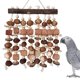 thumbnail image 1 of Large parrot toys, natural nuts, corn cobs, wooden African grey macaw, chew and tear toys, cockatoos, cockatoos, and large and medium-sized birds, 1 of 5