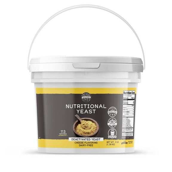 Birch & Meadow 1 Gallon of Nutritional Yeast Flakes, Popcorn, Yummy Nooch