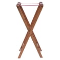 thumbnail image 7 of Kratos by Hubert Tray Stand with Solid Legs Dark Walnut Wood - 38" H, 7 of 7